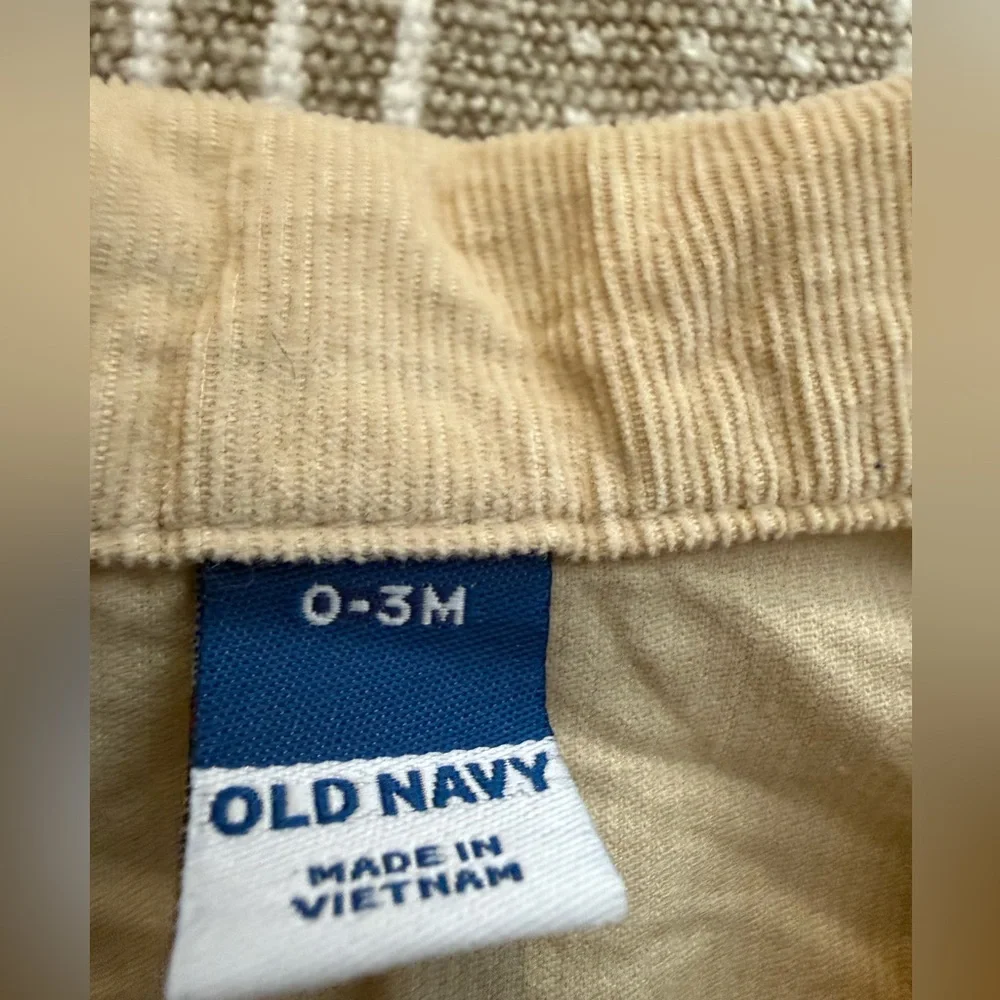 Old Navy Beige Cotton One-Piece Romper